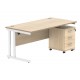 Core Desk With Underdesk Pedestal